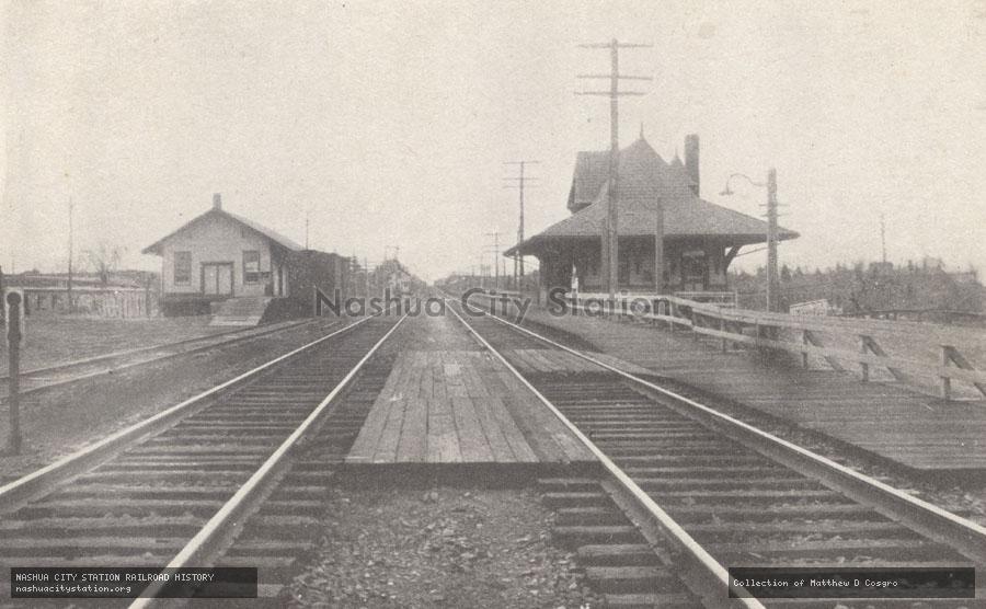 Postcard: Railroad Station, Apponaug, Rhode Island